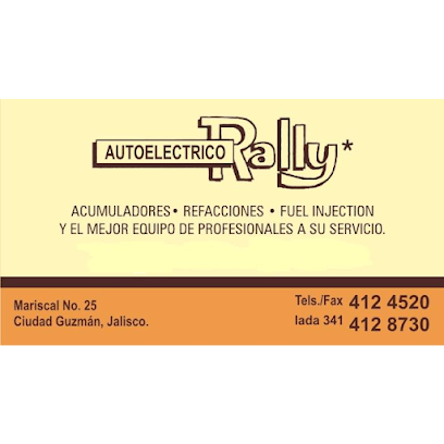 Negocio Autoeléctrico Rally